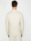 10834 Beige Linen Blazer
