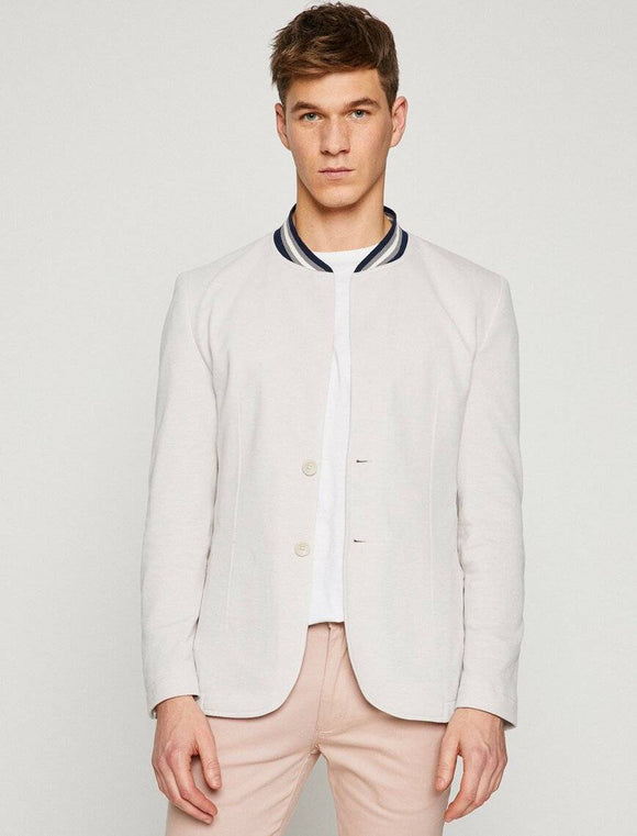 10843 Beige Casual Jacket