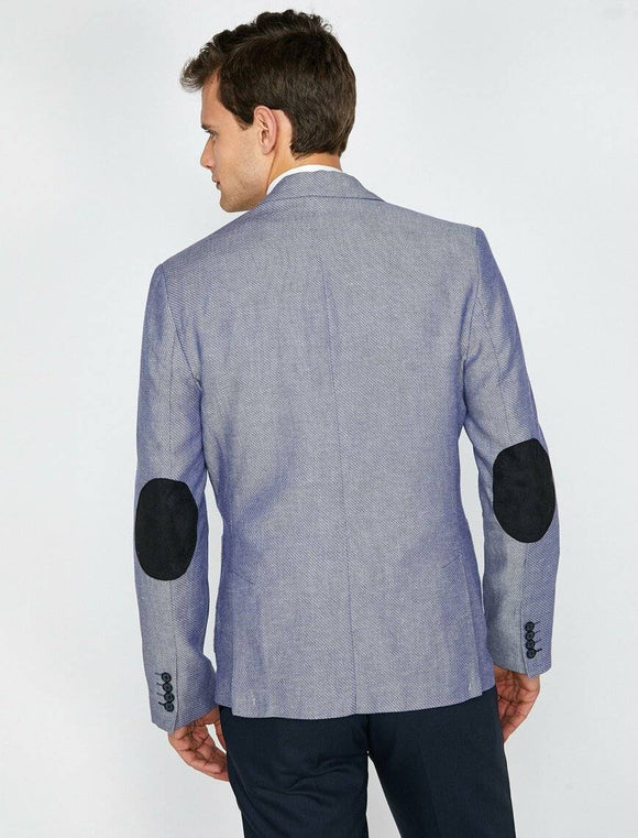 10846 Blue Striped Blazer