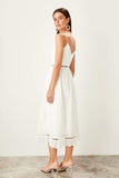 11666 Off-White Strap Dress