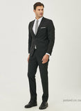 29813 Black Plain Classic Suit