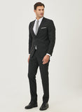 20453 Black Extra Slim Fit Plain Suit