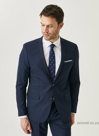 29820 Navy Blue Plain Classic Suit