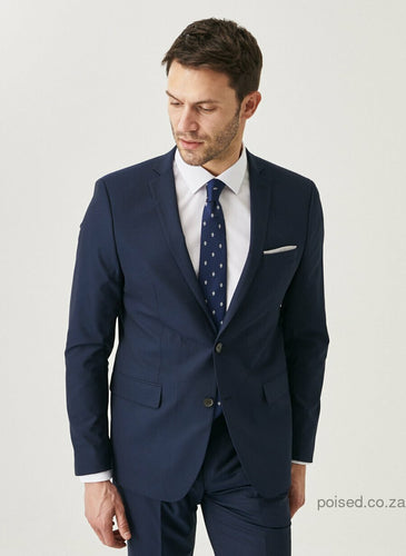 29820 Navy Blue Plain Classic Suit
