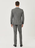 20432 Grey Patterned Suit For Men