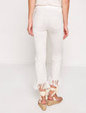 2944052 White Tassel Slim Fit Jeans