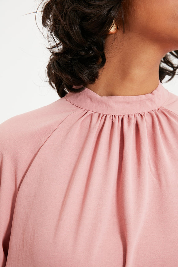 20507 Dusty Pink Midi Dress