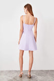 11619b Lilac A-Line Dress