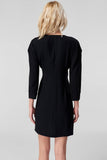 4510763b Black Low Front Jacket Dress