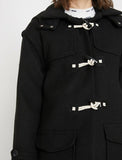 18641 Hooded Winter Coat - Black