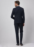 18830 Navy Slim Fit Plain Water Resistant 3 Piece Suit