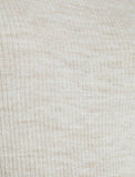 19314 Ribbed Turtleneck Jumper - Grey