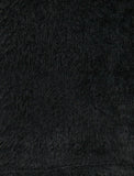 19335 High Neck Fluffy Jumper - Black