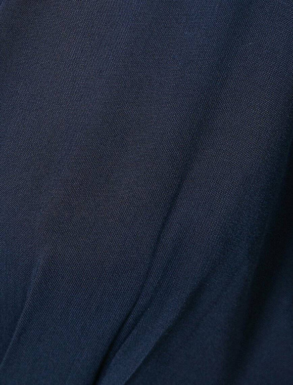 20000 Button Detailed Maxi Dress - Navy Blue