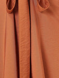 20015 A-Line Belt Detailed Midi Dress - Cinnamon