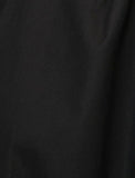 20037 High Collar Cotton Dress - Black