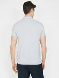  Polo Neck T-Shirt Grey 
